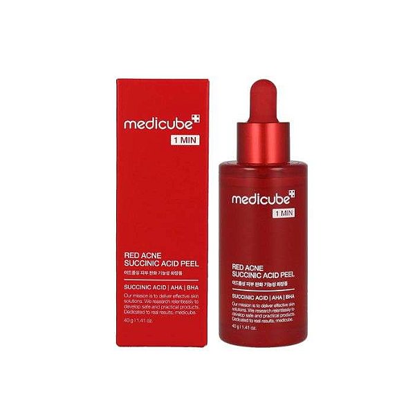 Red Acne Succinic Acid Peel Medicube 40g