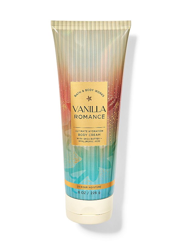 Body Cream Hidratante Corporal Vanilla Romance Bath & Body Works 226g