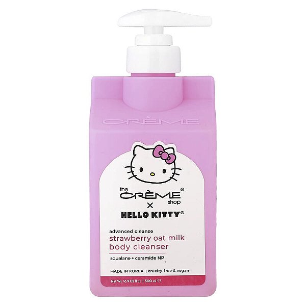 Body Wash Hello Kitty Strawberry Oat Milk The Crème Shop 500ml
