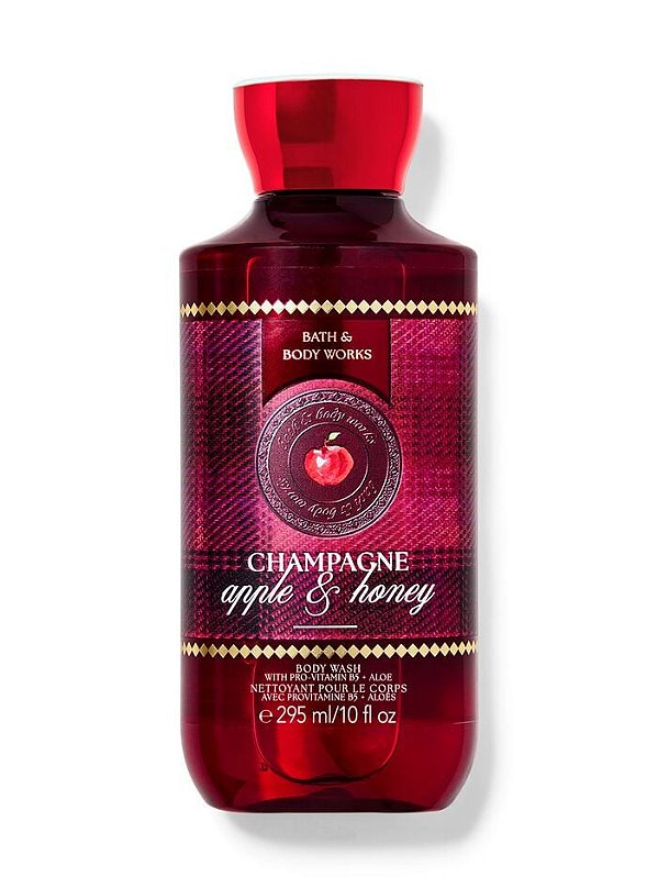 Shower Gel Champagne Apple & Honey Bath & Body Works 295ml - Edição Limitada