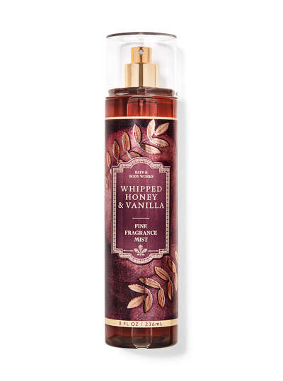 Body Splash Whipped Honey & Vanilla Bath & Body Works 236ml - Edição Limitada