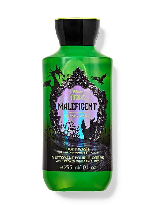 Shower Gel Maleficent Bath & Body Works 295ml - Edição Limitada Halloween