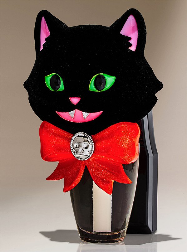 Plug Suporte para Essências Importado Vampire Cat Bath & Body Works 127v - Edição Limitada Halloween