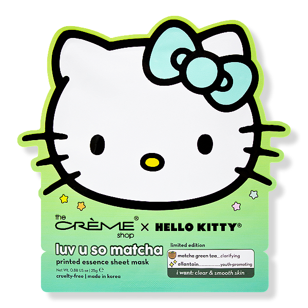 Mascara Facial Luv U So Matcha Hello Kitty The Crème Shop