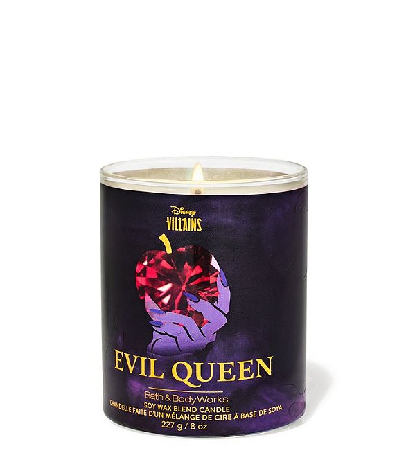 Vela Perfumada 1 Pavio Evil Queen Bath & Body Works - Edição Limitada Halloween