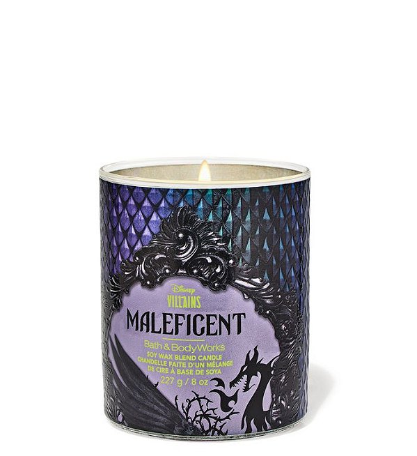 Vela Perfumada 1 Pavio Maleficent Bath & Body Works - Edição Limitada Halloween