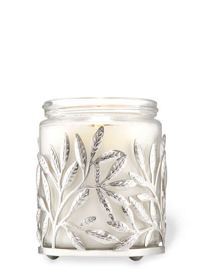 Porta Vela Pequena Silver Branches Bath & Body Works