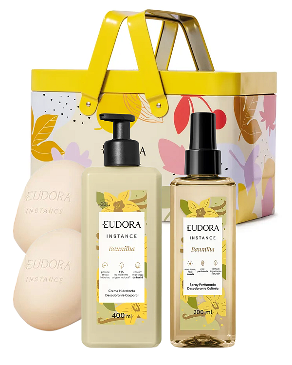 Cestinho Natal Instance Baunilha (3 itens)