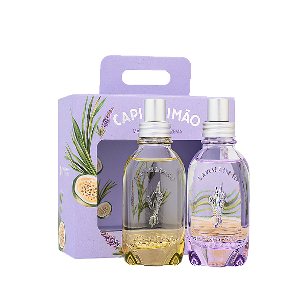 Kit Alegria Capim-Limão Maracujá & Alfazema L'Occitane - 2un x 30ml