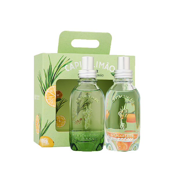 Kit Frescor Capim-Limão & Mate L'Occitane - 2un x 30ml