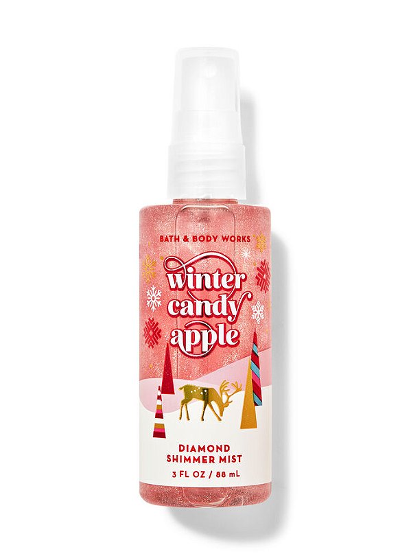 Body Splash Travel Size Winter Candy Apple Shimmer Bath & Body Works 88ml