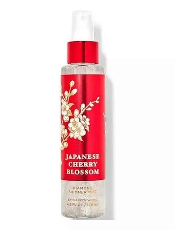 Body Splash Japanese Cherry Blossom Shimmer Bath & Body Works 146ml