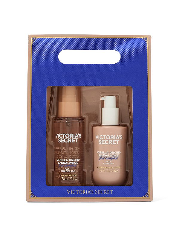 Kit Victoria's Secret Vanilla Orchid Sandalwood 2 Itens: Body Mist 88ml + Loção Corporal 88ml