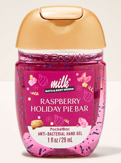 Álcool Em Gel Bath & Body Works Raspberry Holiday Pie Bar 29ml