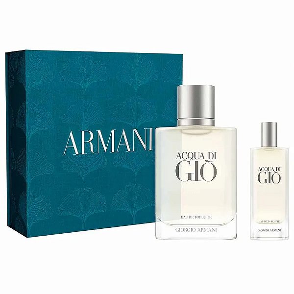 Kit Acqua Di Giò Homme Giorgio Armani - Perfume Masculino - Eau de Toilette