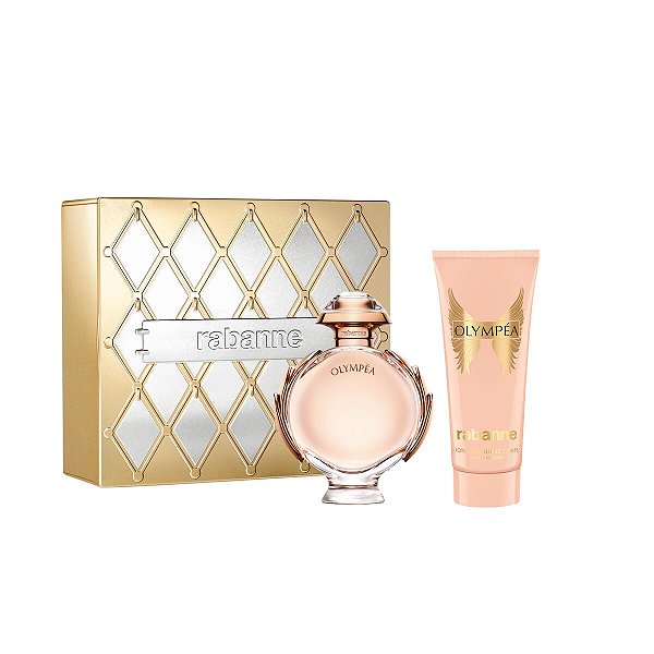 Kit Olympéa Rabanne Feminino : Eau de Parfum 100ml + Creme Corporal 100ml