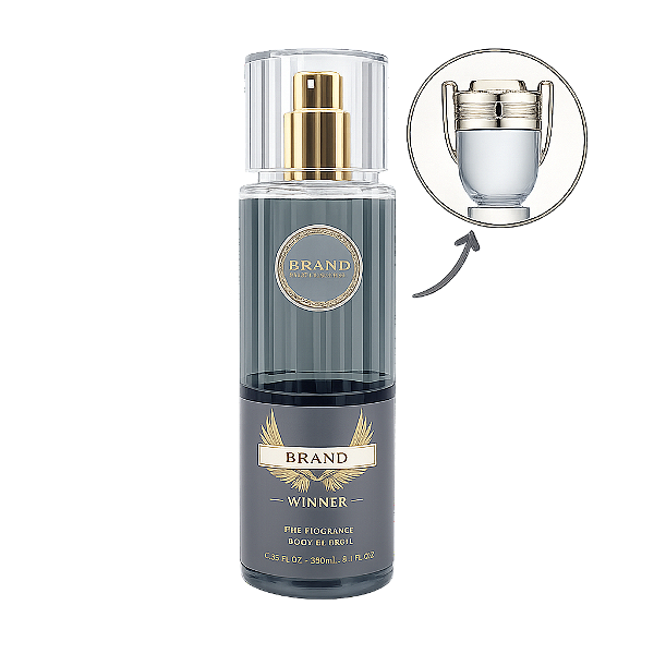 Body Splash Winner Masculino Brand Collection 116 250ml (Ref. Olfativa Invictus)