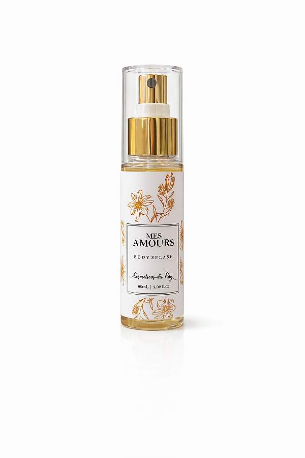 Body Splash Travel Size Mes Amours 60ml - Cosméticos da Ray