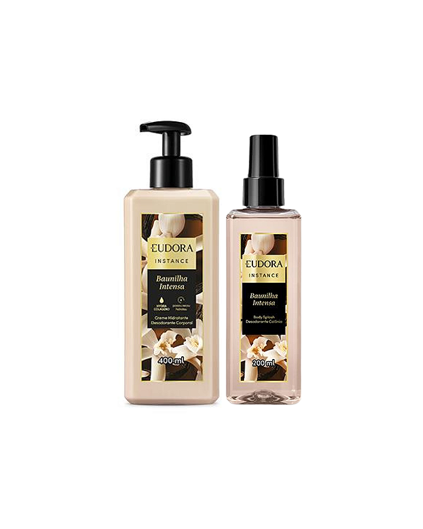 Kit Instance Baunilha Intensa: Spray Corporal 200ml + Hidratante Corporal 400ml