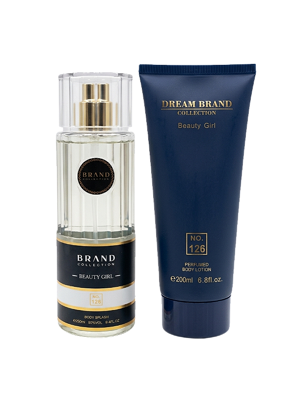 Kit Beauty Girl 126 Brand Collection: Body Splash 250ml + Hidratante 200ml