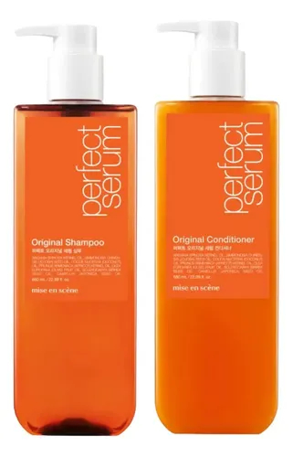 Kit Perfect Serum Original Mise en Scène: Shampoo 530ml + Condicionador 530ml