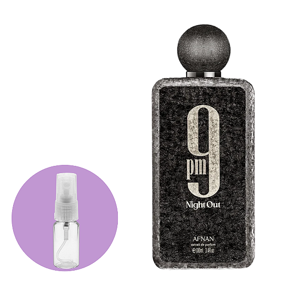 Fracionado 9 PM Night Out Afnan Extrait de Parfum 5ml