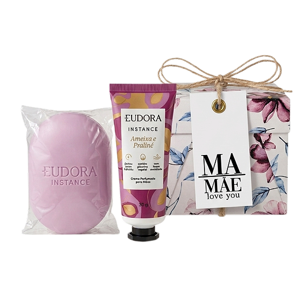 Kit Dia das Mães: Hidratante para Mãos Ameixa e Praliné + Sabonete Rosa Absoluta