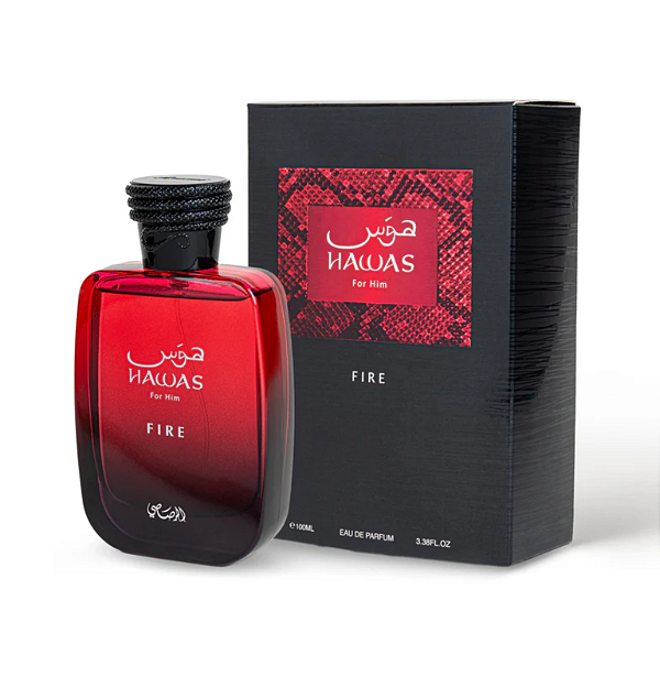 Hawas Fire Rasasi Eau De Parfum - Perfume Árabe Masculino 100ml