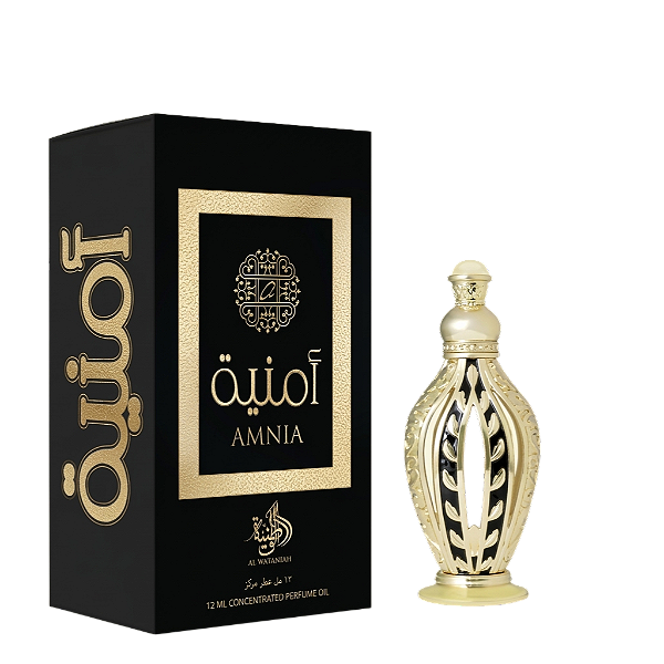 Amnia Al Wataniah Perfume em Óleo Concentrado - Perfume Árabe Feminino 12ml