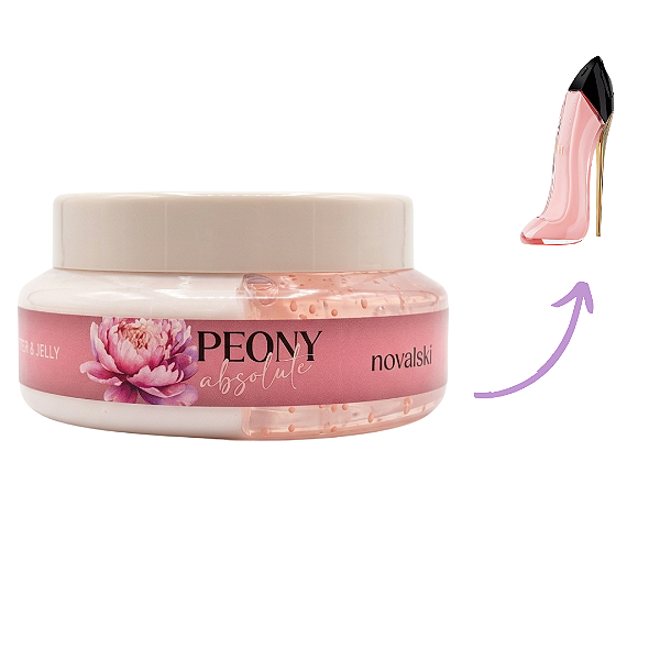 Manteiga & Geléia Corporal Peony Absolute Novalski 280g (Ref.Olfativa Good Girl Blush)