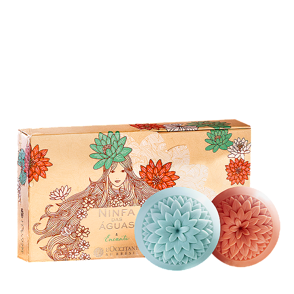 Kit Sabonetes Flor Ninfa das Águas L'Occitane Au Bresil