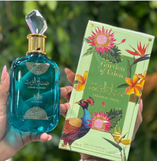 PRÉ -VENDA LANÇAMENTO: Sabah Al Ward Garden of Eden Al Wataniah Eau de Parfum - Perfume Árabe Feminino 100ml