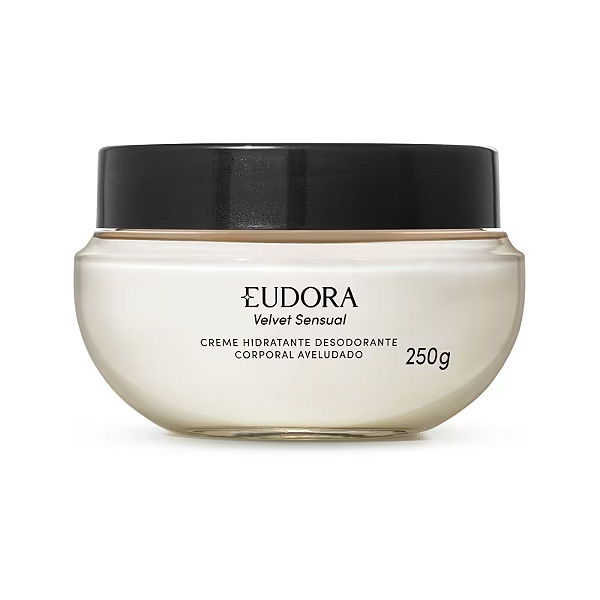 Creme Hidratante Desodorante Corporal Aveludado Velvet Sensual Eudora 250g