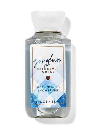 Shower Gel Gingham Travel Size Bath & Body Works 88ml