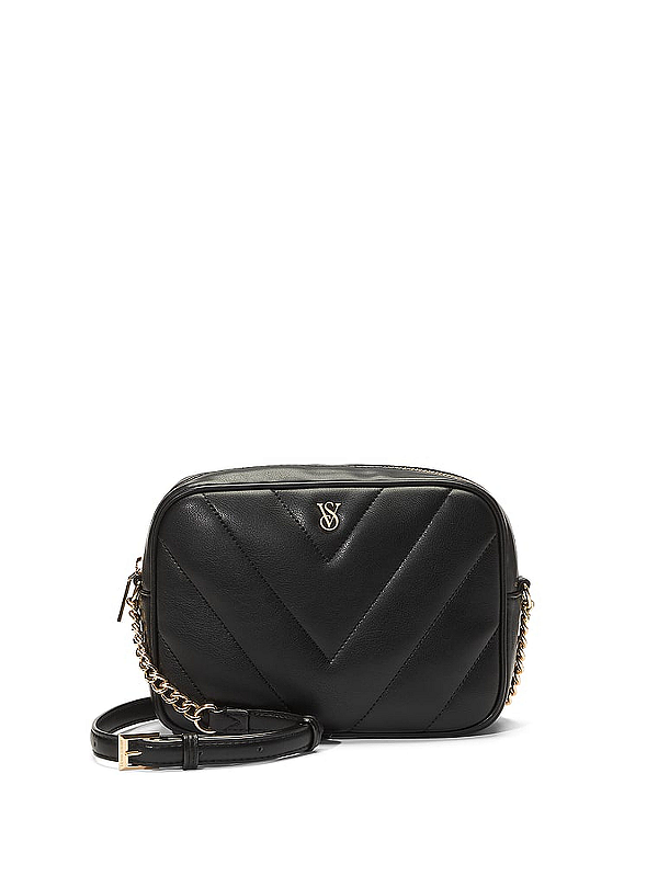Bolsa Victoria’s Secret Medium Crossbody Camera Preta