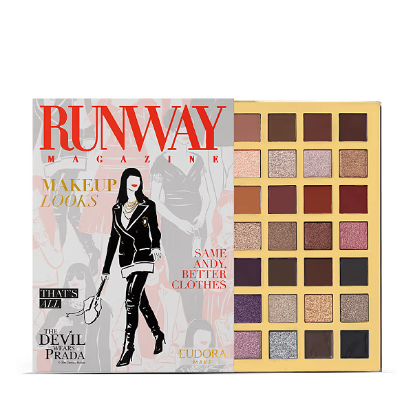 Palette de Sombras O Diabo Veste Prada Runway Magazine Eudora Make