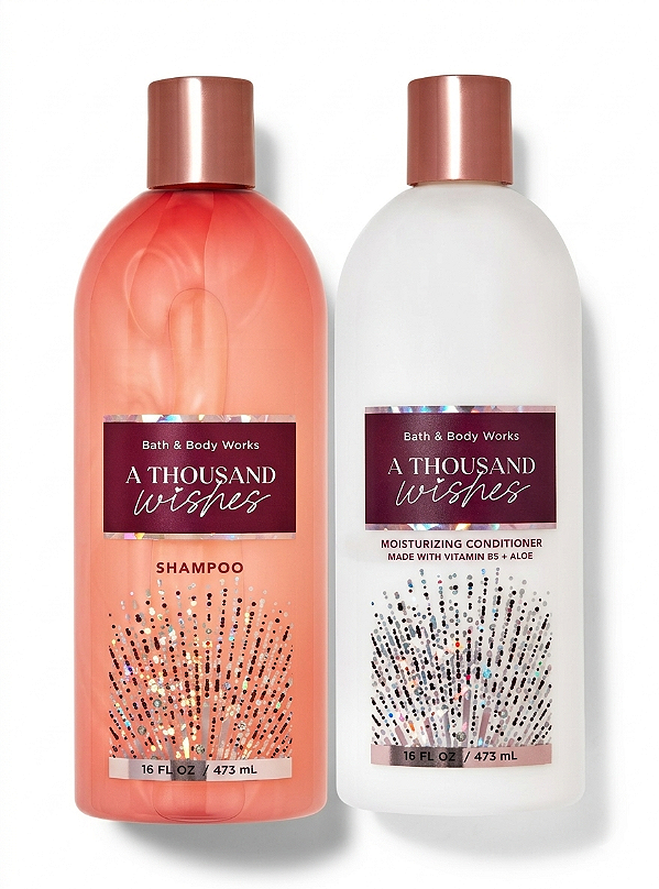 Combo A Thousand Wishes Bath & Body Works: Shampoo 473ml + Condicionador 473ml