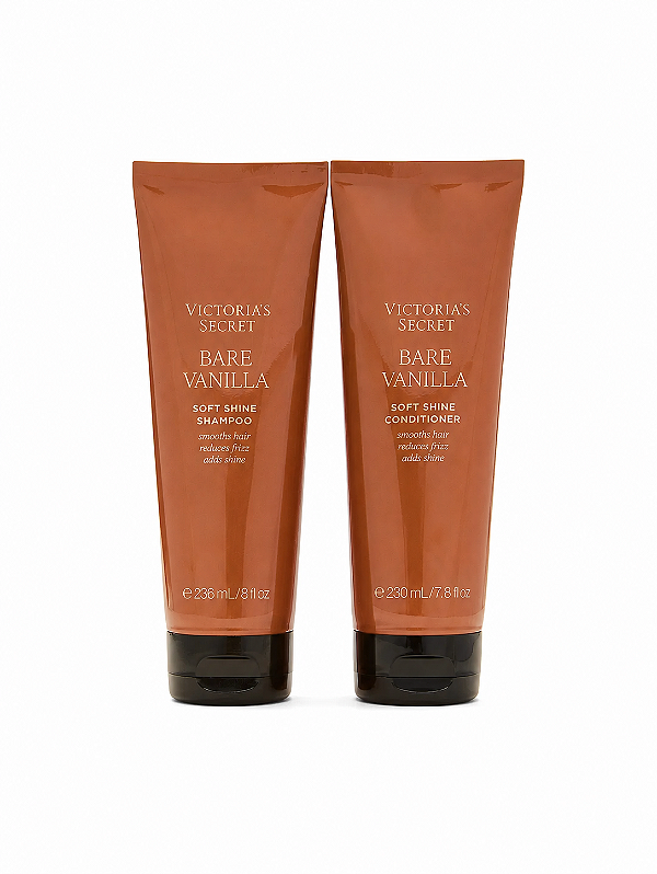 Kit Bare Vanilla Victoria's Secret: Shampoo 236ml + Condicionador 230ml