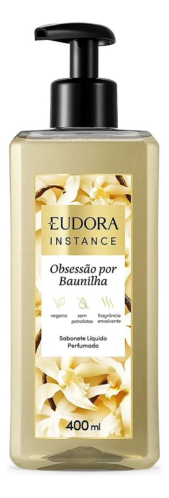 Sabonete Líquido Perfumado Instance Obsessão por Baunilha 400ml
