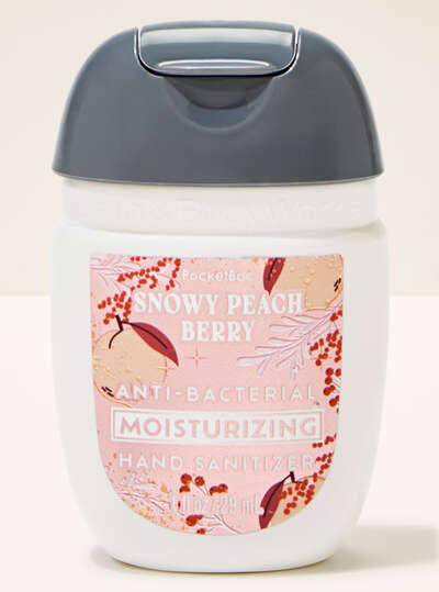 Álcool Hidratante Bath & Body Works Snowy Peach Berry 29ml