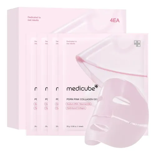 Máscara Facial PDRN Pink Collagen Gel Medicube (4 unid)