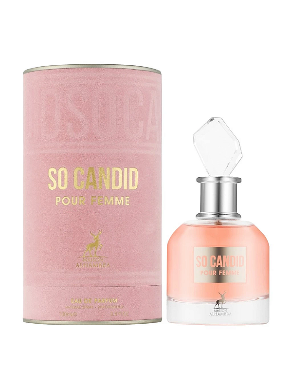 So Candid Pour Femme Maison Alhambra Eau de Parfum - Perfume Árabe Feminino 100ml