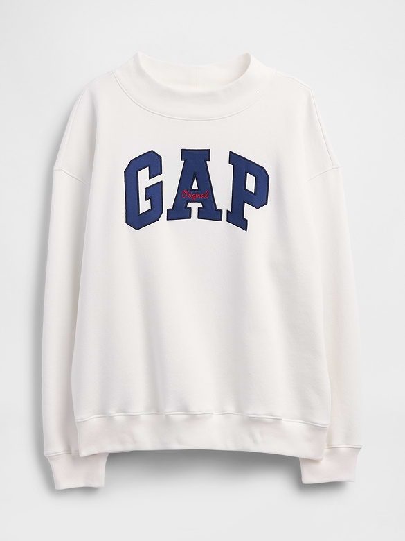 Moletom Oversized Logo Mockneck New Off White GAP Tamanho: PP