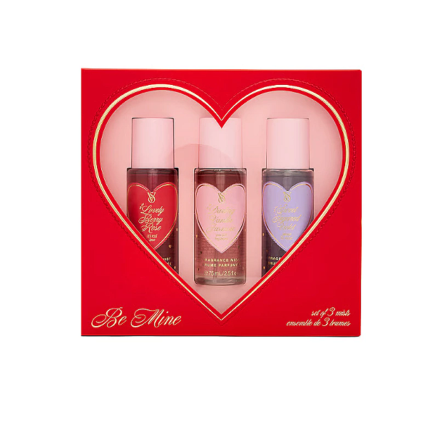 Kit Mini Mist Be Mine Victoria's Secret 3x75ml