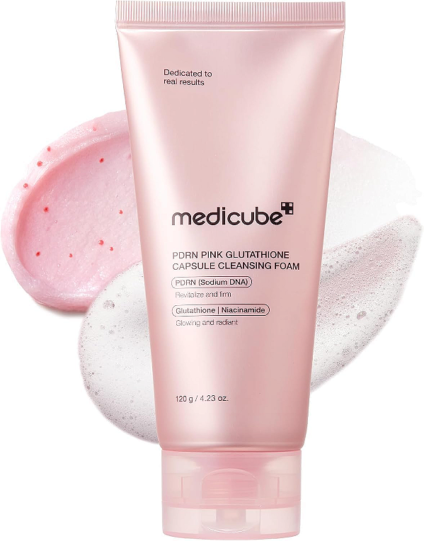 Espuma de Limpeza PDRN Pink Glutathione Capsule Cleansing Medicube 120g