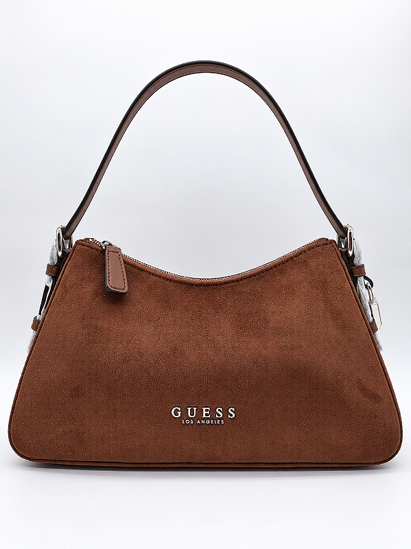 Bolsa Guess Alisha Shoulder - Marrom