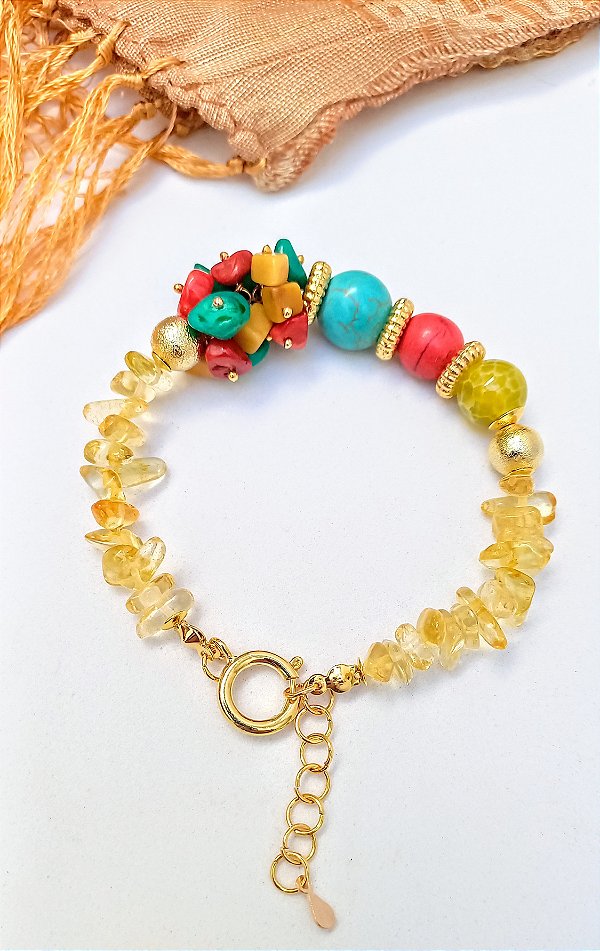 Pulseira Primavera em Festa.