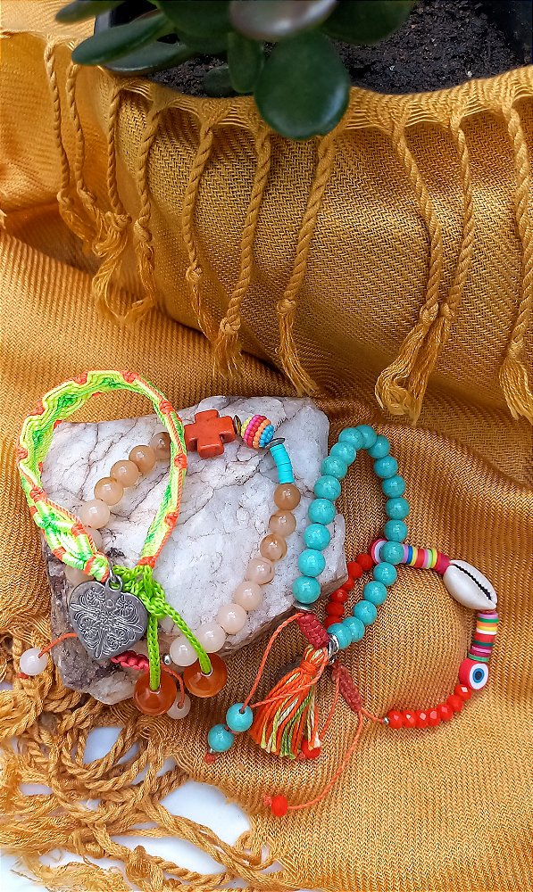 Kit Pulseiras Festa de Verão.