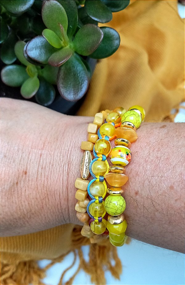 Pulseira Amarela Cruz.