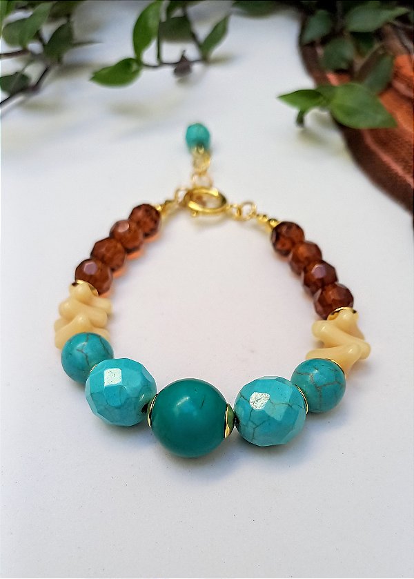 Pulseira Turquesa Terra.